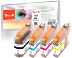 Peach Spar Pack Tintenpatronen kompatibel zu Brother LC-223 series