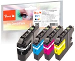 Peach Spar Pack Tintenpatronen kompatibel zu Brother LC-121