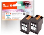 Peach Doppelpack Druckköpfe schwarz kompatibel zu HP No. 304XL bk, N9K08AE*2