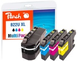 Peach Spar Pack Tintenpatronen kompatibel zu Brother LC-22UXL