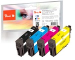 Peach Spar Pack Tintenpatronen kompatibel zu Epson No. 27, T2706