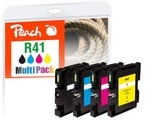 Peach Spar Pack Tintenpatronen kompatibel zu Ricoh GC41
