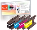 Peach Spar Pack Tintenpatronen kompatibel zu Brother LC-1220