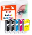 Peach Spar Pack Tintenpatronen kompatibel zu Canon PFI-102