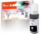 Peach Tintenbehälter schwarz kompatible zu Epson C13T00R140, 106 bk