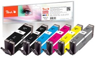 Peach Spar Pack mit grau Tintenpatronen kompatibel zu Canon PGI-550XL, CLI-551XL