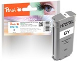 Peach H727gy Druckerpatrone gy ersetzt HP No. 727 gy, B3P24A für z.B. HP DesignJet T 1500 ePrinter, HP DesignJet T 1500 ePrinter 36 Inch