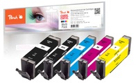 Peach Spar Pack Tintenpatronen kompatibel zu Canon PGI-580XL, CLI-581XL