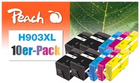 Peach 10er-Pack Tintenpatronen kompatibel zu No. 903XL
