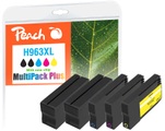 Peach H963XL 5 Druckerpatronen XL (2*bk, c/m/y) ersetzt HP No. 963XL für z.B. HP OfficeJet Pro 9022 e, HP OfficeJet Pro 9012 e, HP OfficeJet Pro 9010