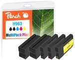 Peach Spar Pack Plus Tintenpatronen kompatibel zu HP No. 963, 6ZC70AE