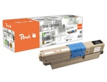 Peach Tonermodul schwarz kompatibel zu OKI 44469804