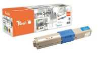 Peach Tonermodul cyan kompatibel zu OKI 46508715