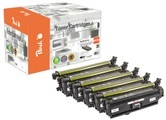 Peach Spar Pack Tonermodule kompatibel zu HP HP 507, CE400A, CE401A, CE402A, CE403A