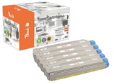 Peach Spar Pack Plus Tonermodule kompatibel zu 46471104*2, 46471103, 46471102, 46471101