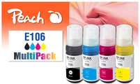 Peach Spar Pack Tintenpatronen kompatibel zu 106, T00R1, T00R2, T00R3, T00R4