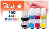 Peach Spar Pack Tintenpatronen kompatibel zu 102, T03R1, T03R2, T03R3, T03R4