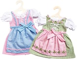 Heless® Puppenkleidung Grösse 35-45 cm »Dirndl rosa-blau«