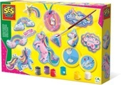 SES creative Gips-Set EINHÖRNER 12-teilig in bunt