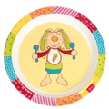 SIGIKID Melamin-Teller Rainbow Rabbit