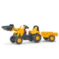rolly®toys rollyKid JCB mit rollyKid Trailer und rollyKid Lader 023837 - gelb