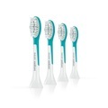 Philips, Sonicare for Kids Bürstenkopf ab 7 Jahren 4 Stück HX6044/33, ersatzbürste für elektrische Zahnbürste für Kinder, Schallzahnbürste, schonende Reinigung