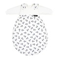 Alvi® Schlafsack BABY-MÄXCHEN® - ANKER 3-teilig in marine/weiß in Gr. 50/56