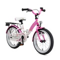 bikestar Premium Kinderfahrrad 16 Pink Weiß - rosa/pink