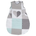roba Schlafsack Happy Patch mint - grau