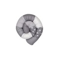 ULLENBOOM, Ullenboom Baby-Bettschlange Graue Sterne 200 cm - grau