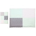 ULLENBOOM, Ullenboom Kinder Bettwäsche-Set Mint Grau 135 x 100 cm + 40 x 60 cm - bunt