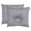 BabyDorm ® Präventivkissen EasyDorm Jonna grau mit weißen Sternen - Gr.2