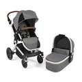CHIC4BABY, CHIC 4 BABY Kombi-Kinderwagen PASSO Melange Grau