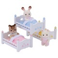 Sylvanian families, Sylvanian Families Puppenhausausstattung DREISTÖCKIGES BABYHOCHBETT 11-teilig