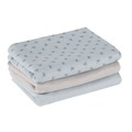 roba Mullwindeln 3er Set Lil Planet türkis 80 x 80 cm