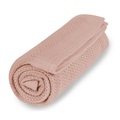 VINTER&BLOOM Kuscheldecke Soft Grid GOTS Cloud Pink