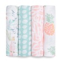 aden + anais™ essentials Pucktuch tropicalia 4er-Pack