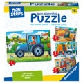 Ravensburger ministeps 4194 Mein allererstes Puzzle: Fahrzeuge - 4 erste Puzzles, Spielzeug ab 18 Monate