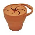 The Cotton Cloud Snackbecher aus Silikon Caramel