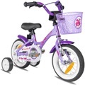 Prometheus Bicycles, PROMETHEUS BICYCLES® Kinderfahrrad 12 ab 3 Jahre mit Stützräder in Violett & Weiß