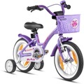 Prometheus Bicycles, PROMETHEUS BICYCLES® Kinderfahrrad 14'' ab 3 Jahre mit Stützräder in Violett & Weiß