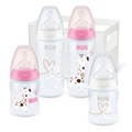 Nuk, NUK First Choice+ Starter Set mit Temperature Control und Flaschenbox mit 4 Babyflaschen