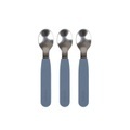 Filibabba Löffel aus Silikon 3er-Pack, Powder Blue