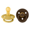 BIBS® Schnuller Colour Mustard/Mocha 6-18 Monate, 2 Stk.