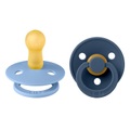 BIBS Schnuller Sky Blue und Steel Blue 6-18 Monate, 2 Stk.