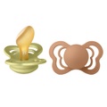 BIBS Schnuller Couture Meadow und Earth Latex 6-18 Monate, 2 Stk.