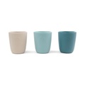 Done by Deer, Done by Deer? Trinkbecher mini Farbmix blau, Silikon 3-er Pack