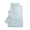 Done by Deer, Done by Deer? Bettwäsche-Set Lalee blau 100 x 130 cm