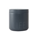 Design Letters Thermobox Travel life large in royal blue