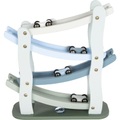 Legler 11651 - Small foot, Rennbahn Blaues Wunder, inkl. 4 Autos, Holz, 5-teilig